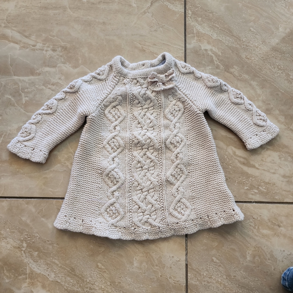 Baby girl knit dress